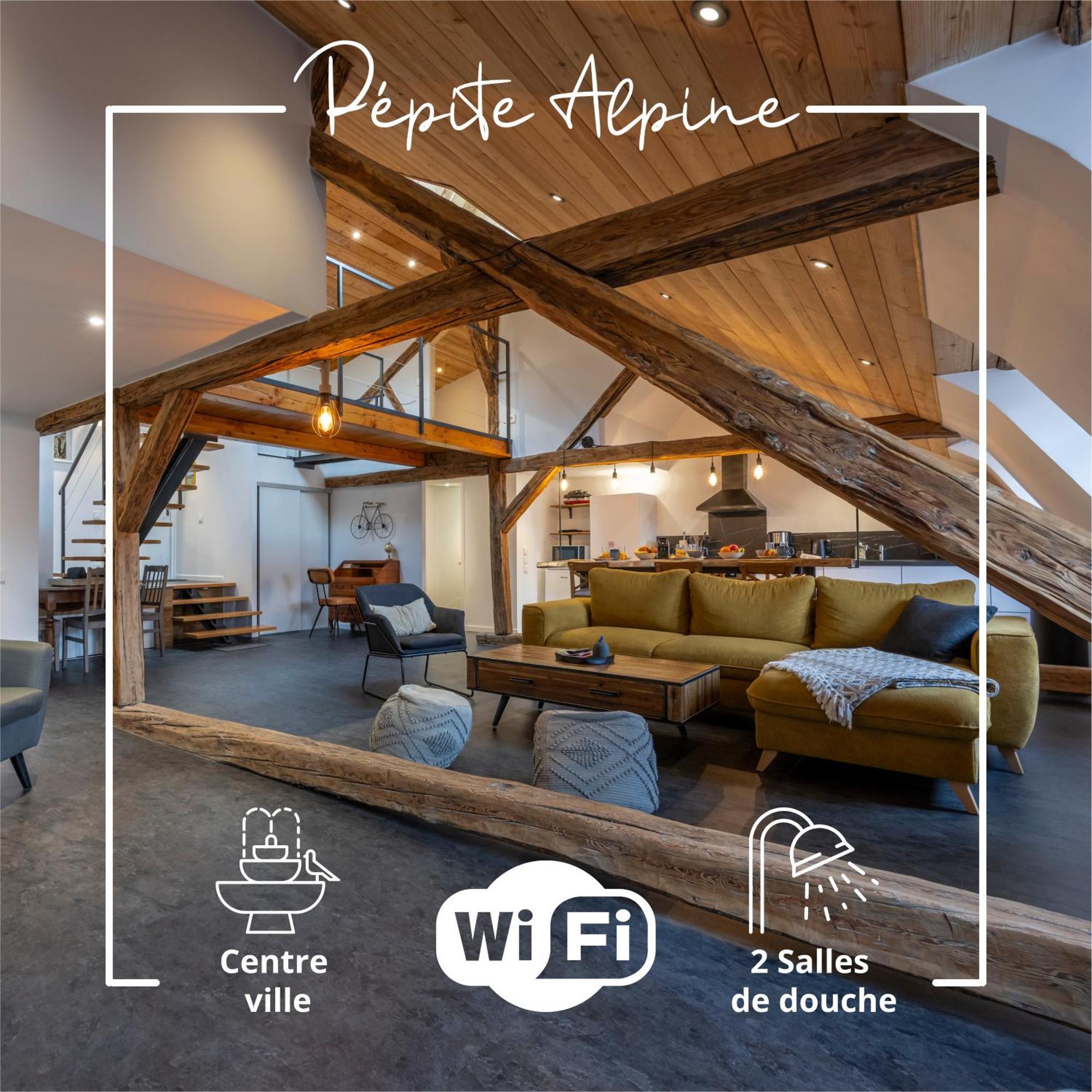 Superbe Loft - Situ Sur La Place Centrale Barcelonnette Zewnętrze zdjęcie